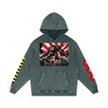 Snow Washed Loose Cotton Hoodie