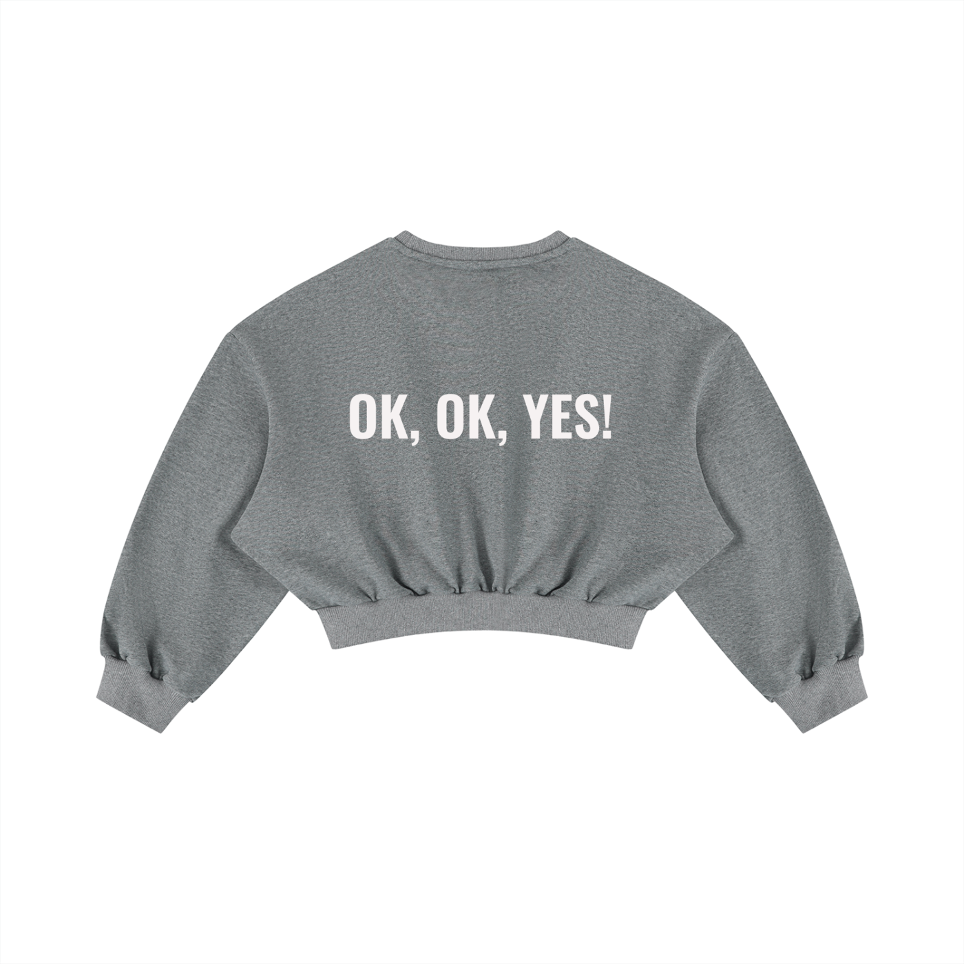 Women's Boxy Cropped Crewneck Sweatshirt
