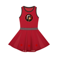 Women's Color Block A-Line Sleeveless Dress