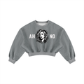 Women's Boxy Cropped Crewneck Sweatshirt