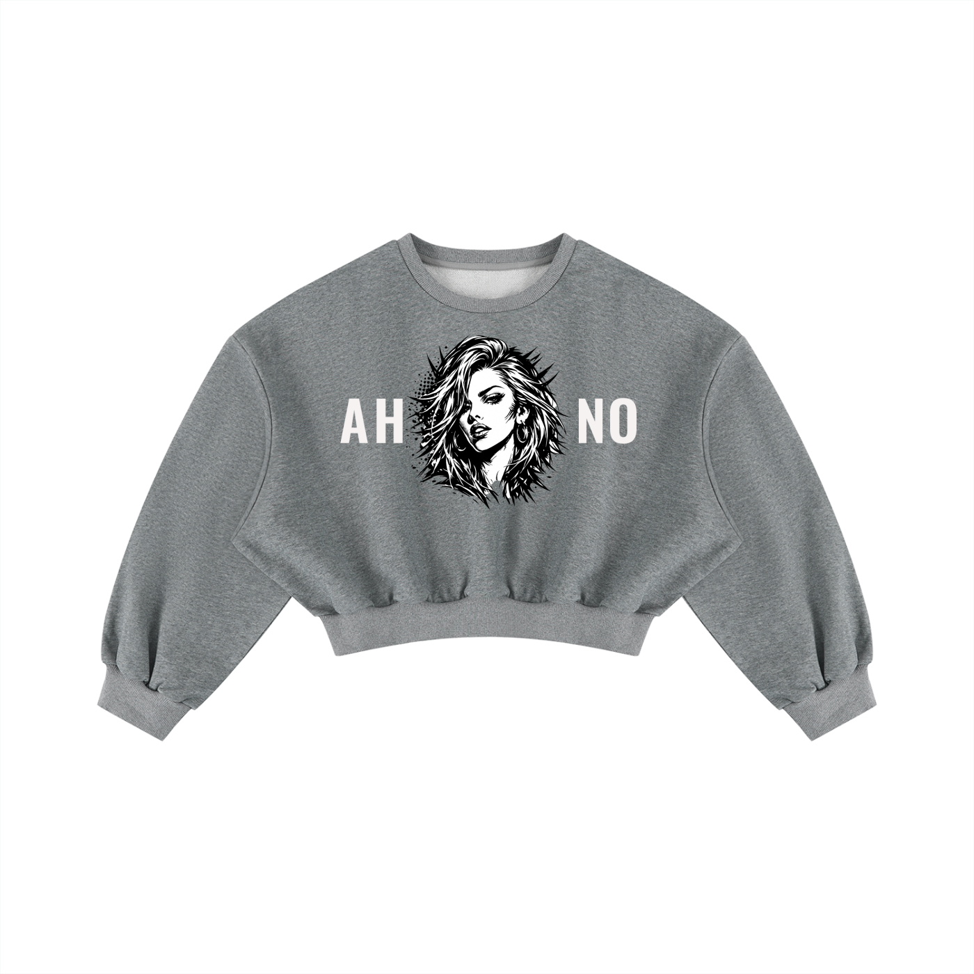Women's Boxy Cropped Crewneck Sweatshirt