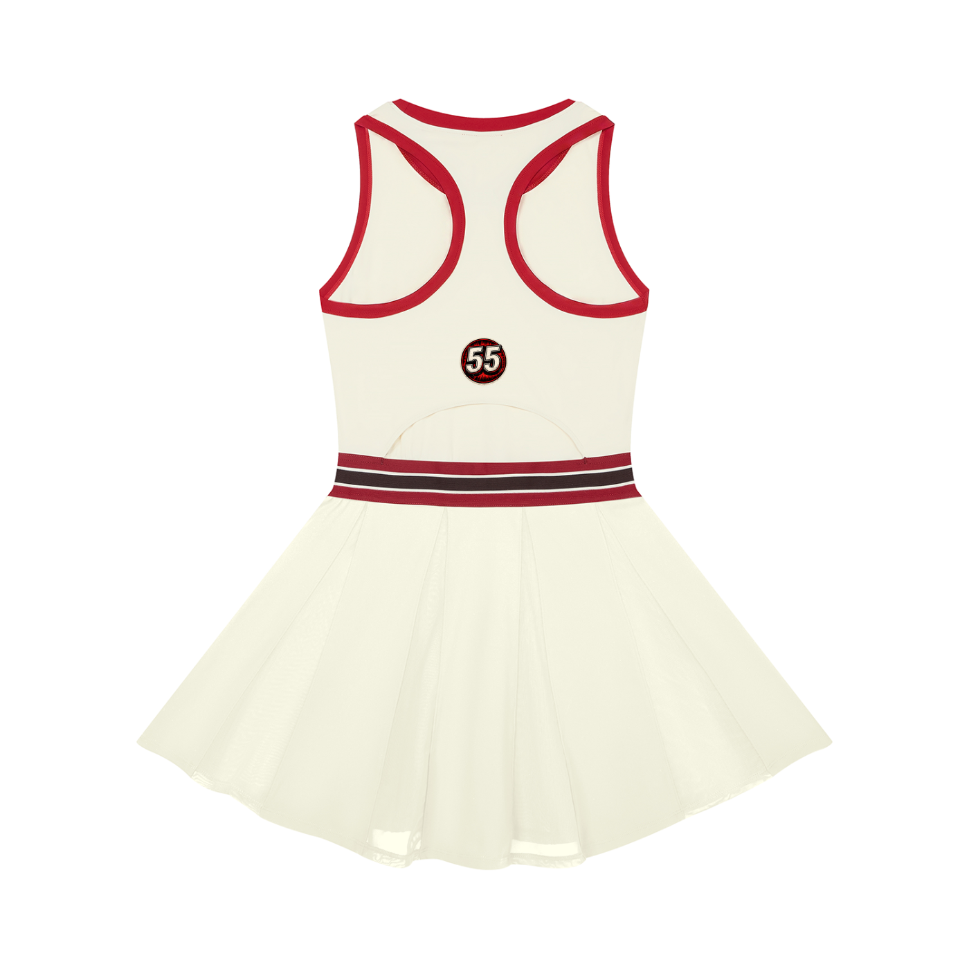 Women's Color Block A-Line Sleeveless Dress
